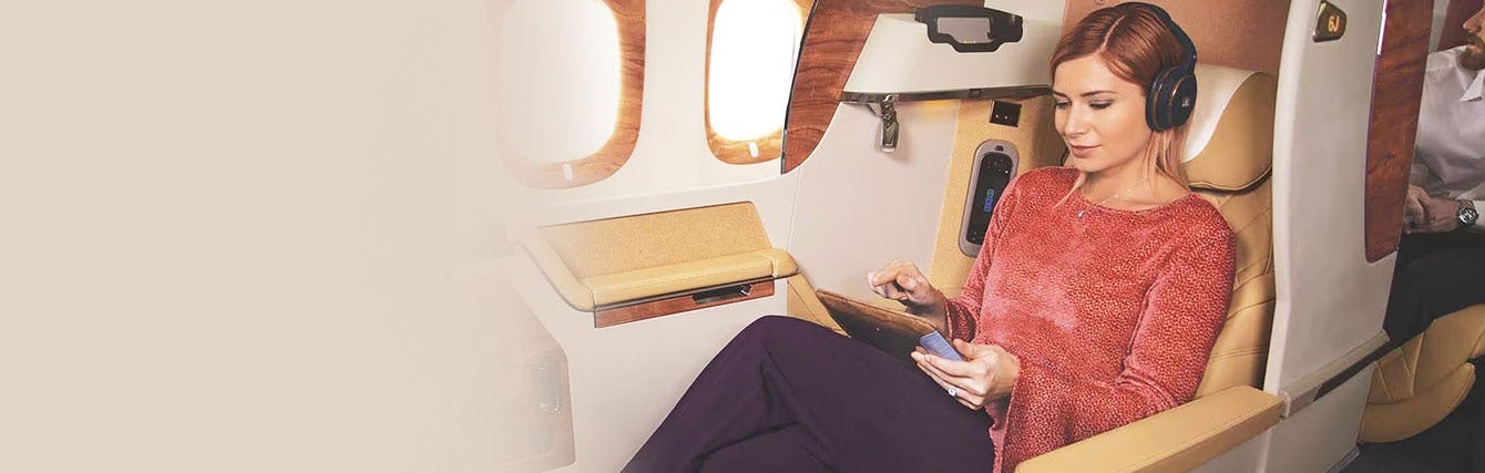 Women Flying With Business Class
