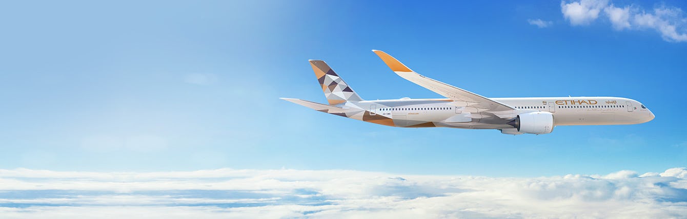 Etihad Airways flying to Abu Dhabi